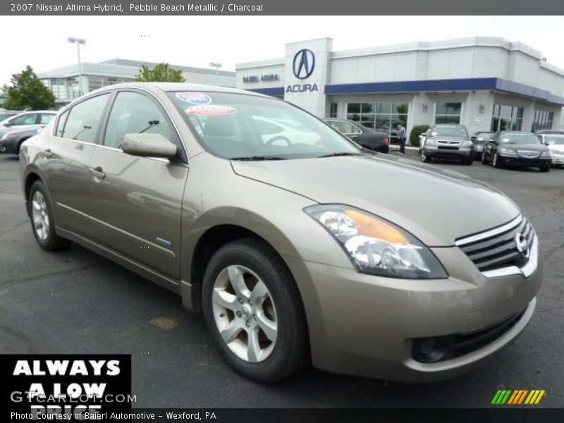 Pebble Beach Metallic / Charcoal 2007 Nissan Altima Hybrid