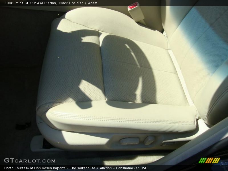 Black Obsidian / Wheat 2008 Infiniti M 45x AWD Sedan