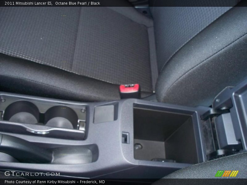 Octane Blue Pearl / Black 2011 Mitsubishi Lancer ES