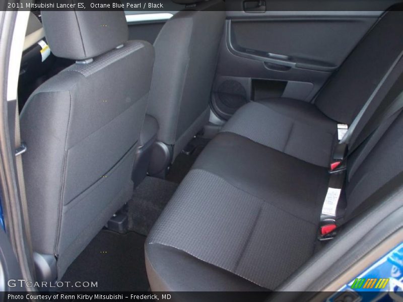 Octane Blue Pearl / Black 2011 Mitsubishi Lancer ES