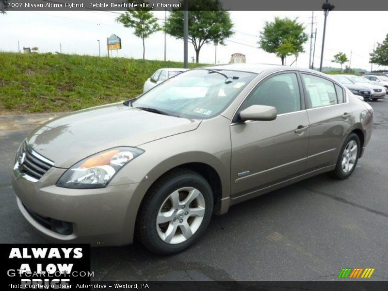 Pebble Beach Metallic / Charcoal 2007 Nissan Altima Hybrid