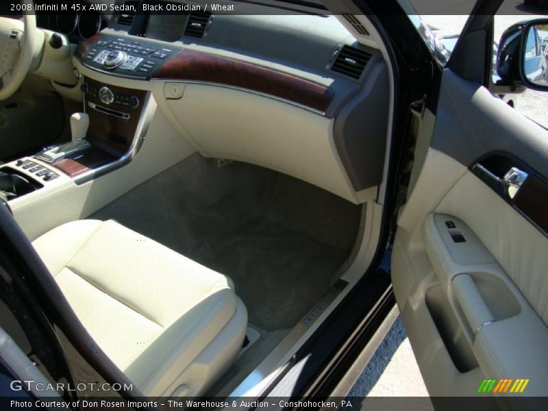 Black Obsidian / Wheat 2008 Infiniti M 45x AWD Sedan