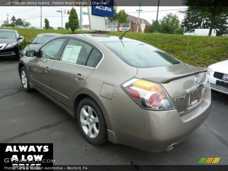 Pebble Beach Metallic / Charcoal 2007 Nissan Altima Hybrid