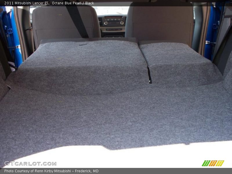 Octane Blue Pearl / Black 2011 Mitsubishi Lancer ES