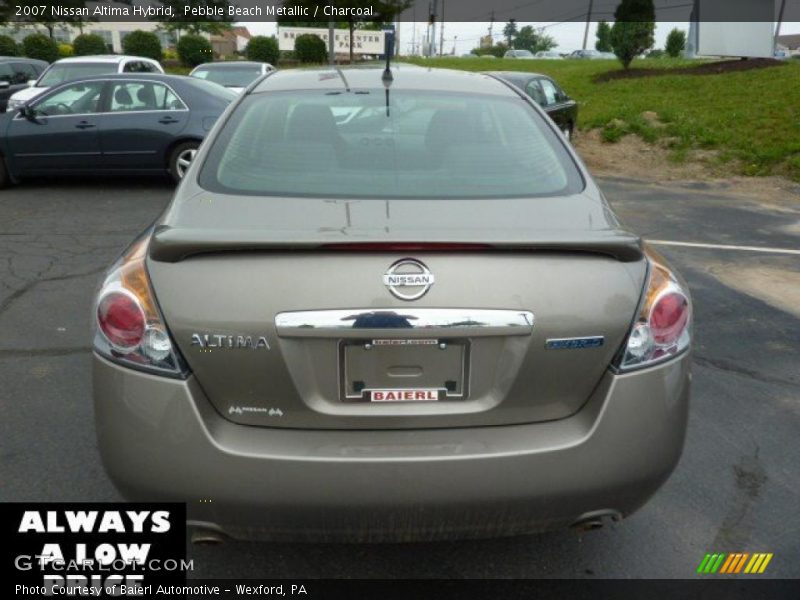 Pebble Beach Metallic / Charcoal 2007 Nissan Altima Hybrid