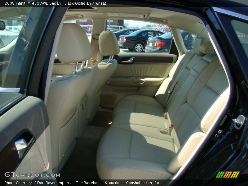 Black Obsidian / Wheat 2008 Infiniti M 45x AWD Sedan