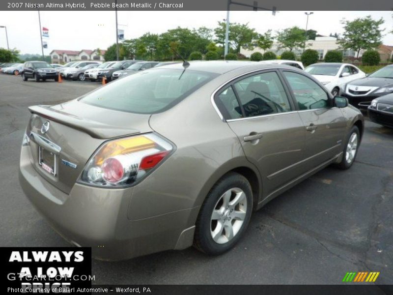 Pebble Beach Metallic / Charcoal 2007 Nissan Altima Hybrid