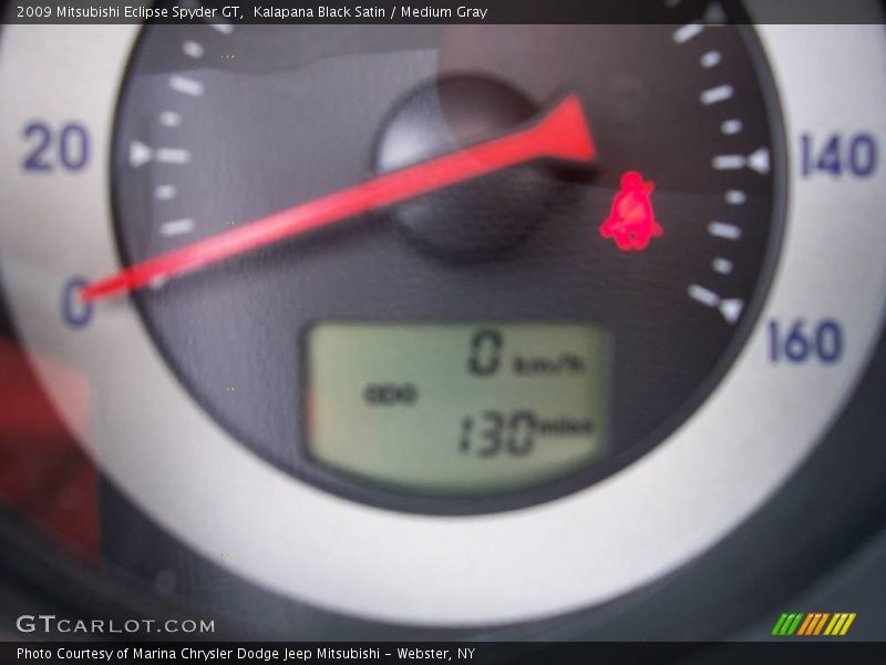 Kalapana Black Satin / Medium Gray 2009 Mitsubishi Eclipse Spyder GT