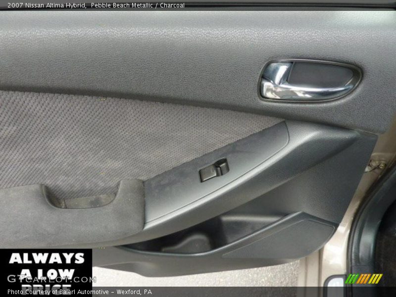 Pebble Beach Metallic / Charcoal 2007 Nissan Altima Hybrid