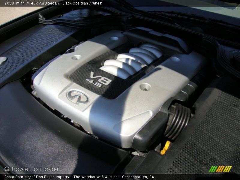 Black Obsidian / Wheat 2008 Infiniti M 45x AWD Sedan