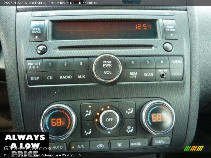 Pebble Beach Metallic / Charcoal 2007 Nissan Altima Hybrid