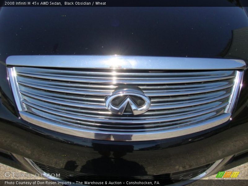 Black Obsidian / Wheat 2008 Infiniti M 45x AWD Sedan