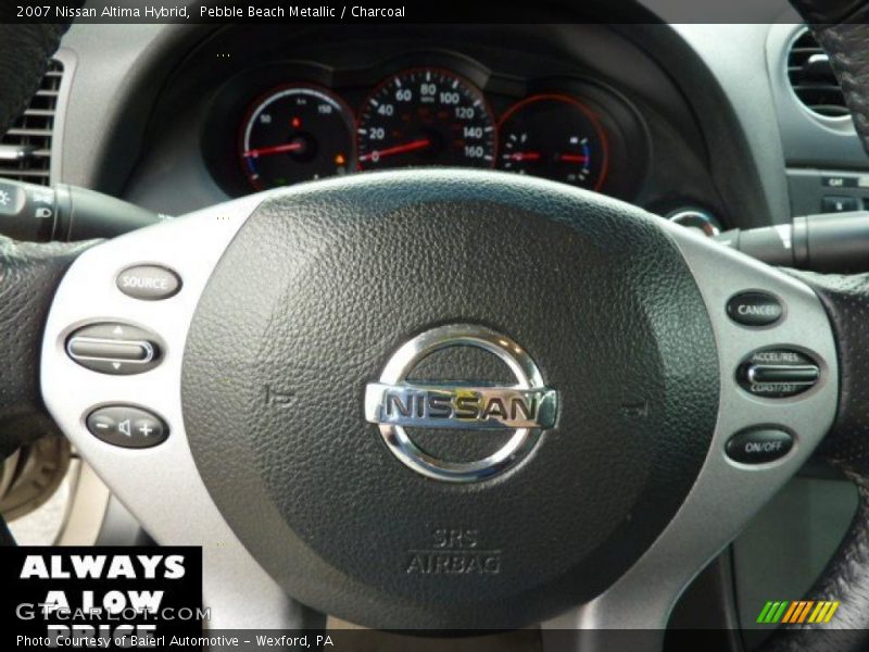 Pebble Beach Metallic / Charcoal 2007 Nissan Altima Hybrid