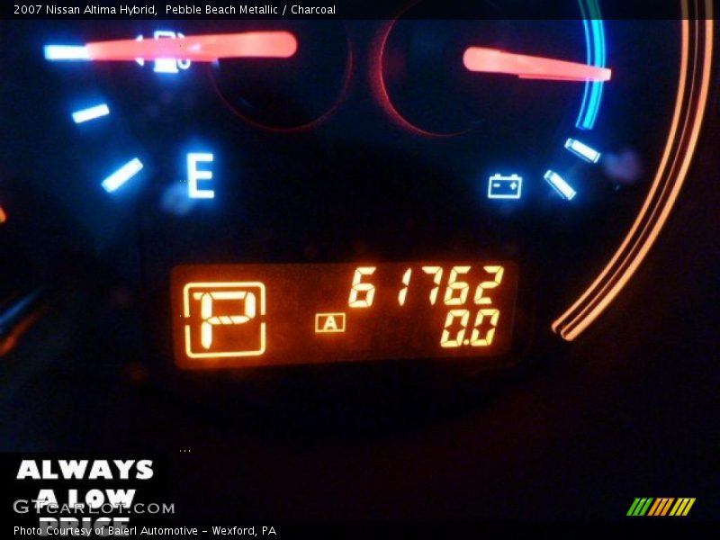 Pebble Beach Metallic / Charcoal 2007 Nissan Altima Hybrid