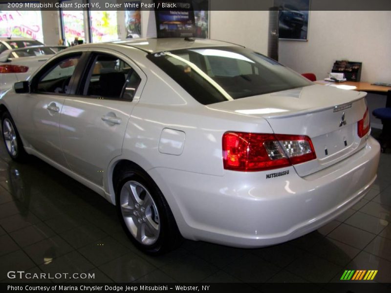 Dover White Pearl / Black 2009 Mitsubishi Galant Sport V6