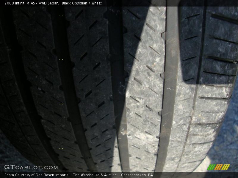 Black Obsidian / Wheat 2008 Infiniti M 45x AWD Sedan