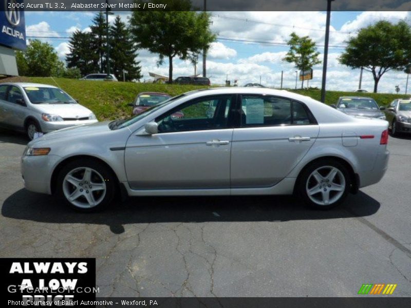 Alabaster Silver Metallic / Ebony 2006 Acura TL 3.2