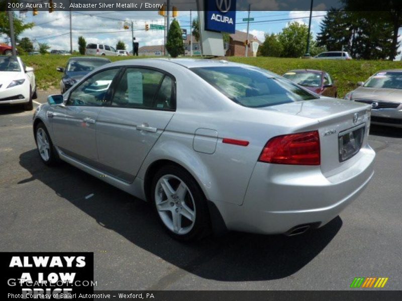 Alabaster Silver Metallic / Ebony 2006 Acura TL 3.2