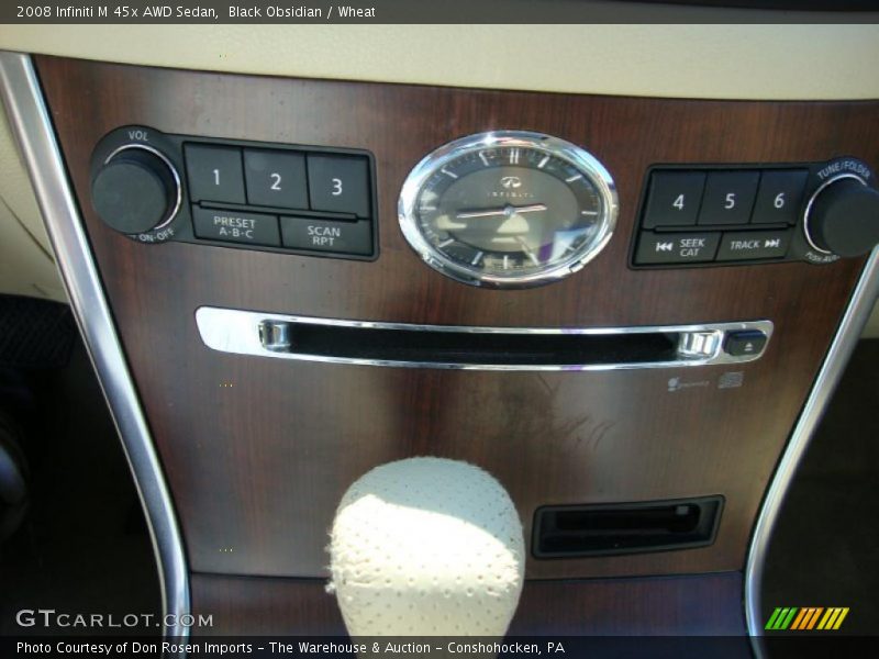 Black Obsidian / Wheat 2008 Infiniti M 45x AWD Sedan