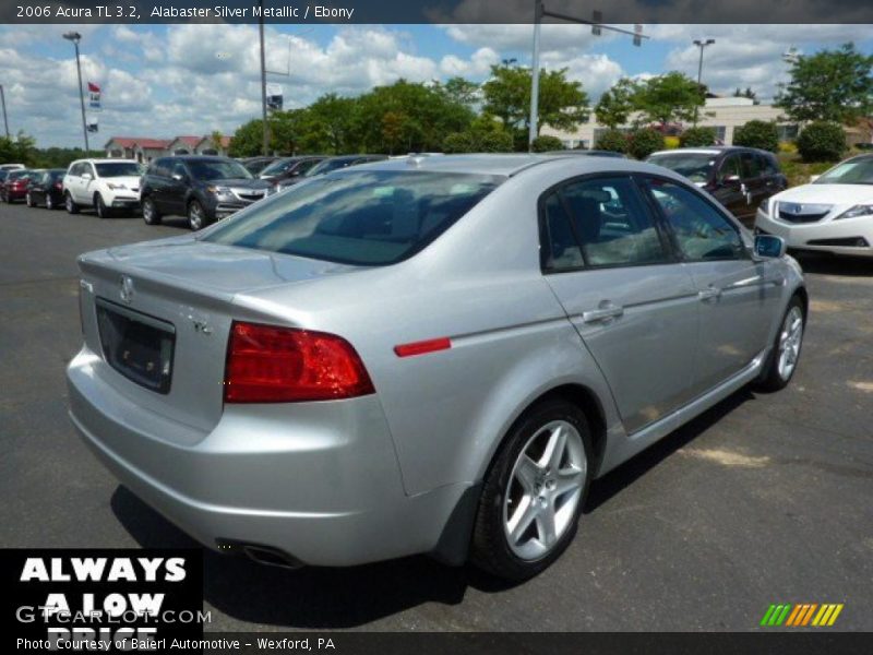Alabaster Silver Metallic / Ebony 2006 Acura TL 3.2