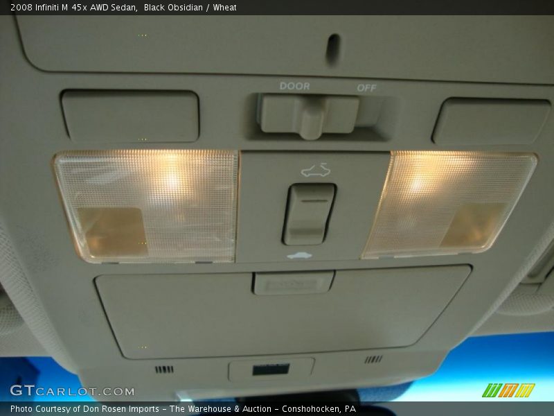 Black Obsidian / Wheat 2008 Infiniti M 45x AWD Sedan