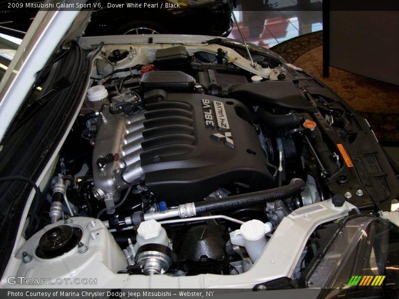 Dover White Pearl / Black 2009 Mitsubishi Galant Sport V6