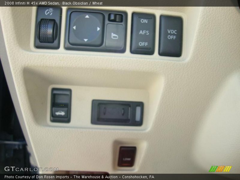 Black Obsidian / Wheat 2008 Infiniti M 45x AWD Sedan