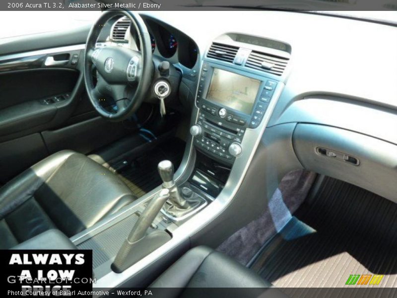 Alabaster Silver Metallic / Ebony 2006 Acura TL 3.2