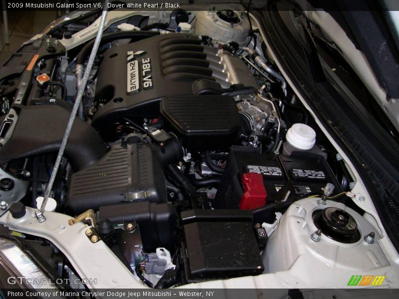 Dover White Pearl / Black 2009 Mitsubishi Galant Sport V6