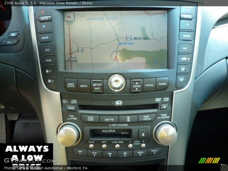 Alabaster Silver Metallic / Ebony 2006 Acura TL 3.2