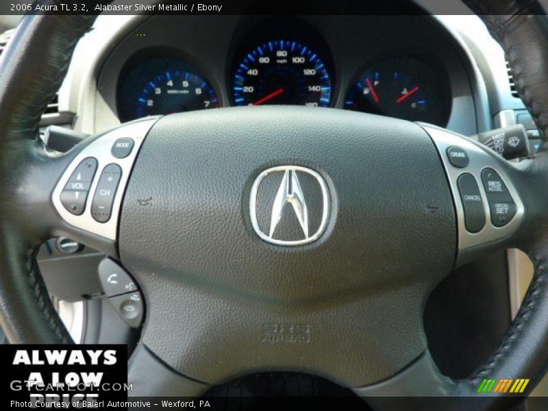 Alabaster Silver Metallic / Ebony 2006 Acura TL 3.2