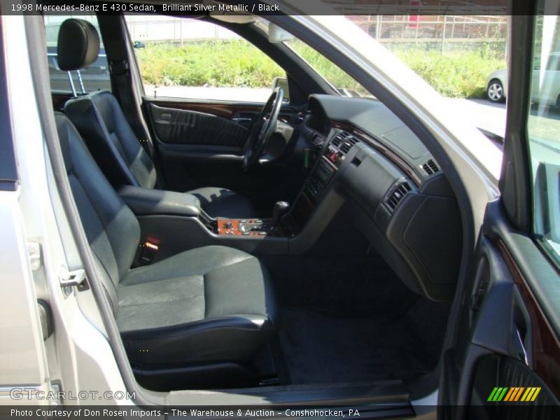 Brilliant Silver Metallic / Black 1998 Mercedes-Benz E 430 Sedan