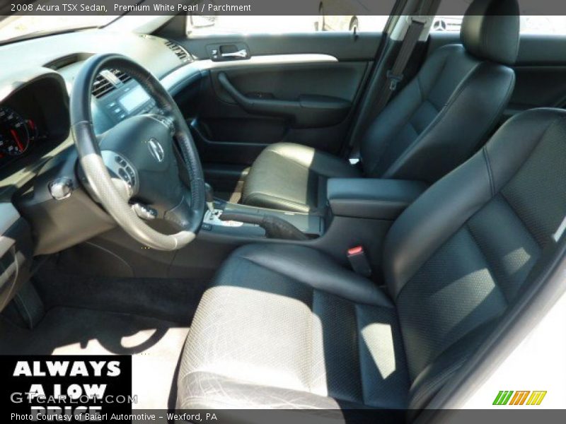 Premium White Pearl / Parchment 2008 Acura TSX Sedan