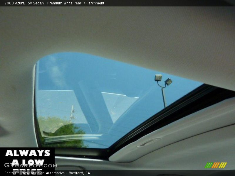 Premium White Pearl / Parchment 2008 Acura TSX Sedan