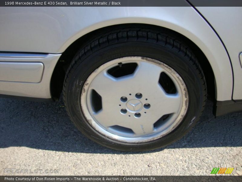 Brilliant Silver Metallic / Black 1998 Mercedes-Benz E 430 Sedan