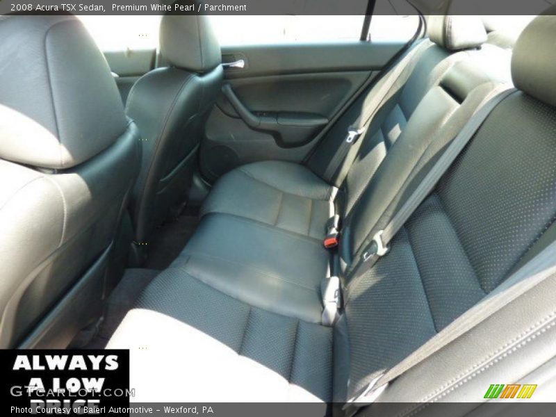 Premium White Pearl / Parchment 2008 Acura TSX Sedan