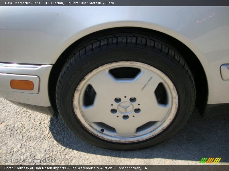 Brilliant Silver Metallic / Black 1998 Mercedes-Benz E 430 Sedan