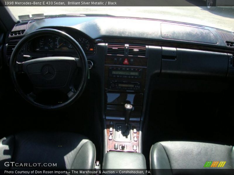 Brilliant Silver Metallic / Black 1998 Mercedes-Benz E 430 Sedan