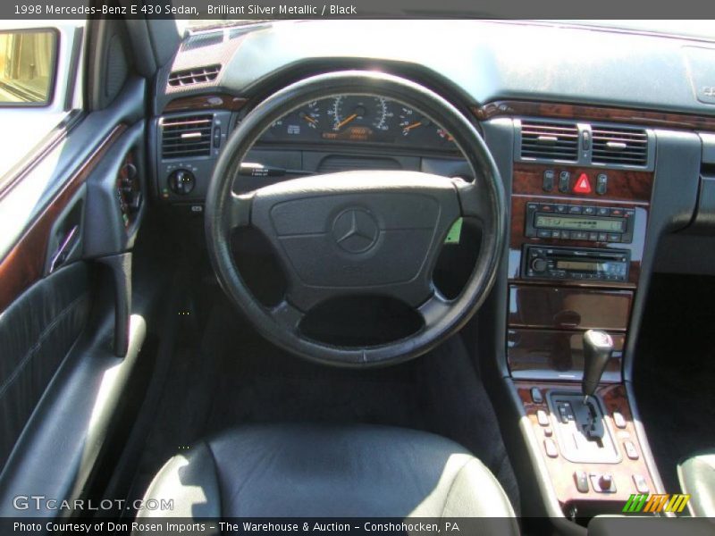 Brilliant Silver Metallic / Black 1998 Mercedes-Benz E 430 Sedan