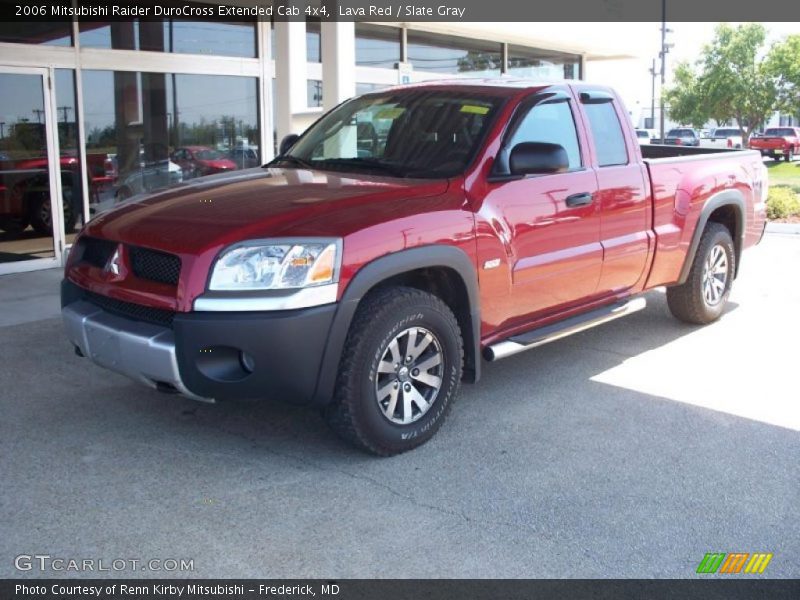 Lava Red / Slate Gray 2006 Mitsubishi Raider DuroCross Extended Cab 4x4