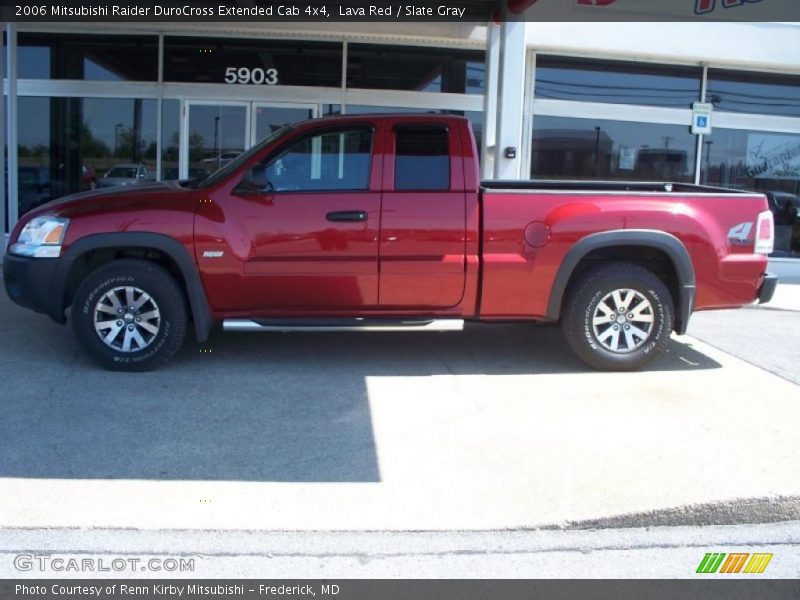 Lava Red / Slate Gray 2006 Mitsubishi Raider DuroCross Extended Cab 4x4