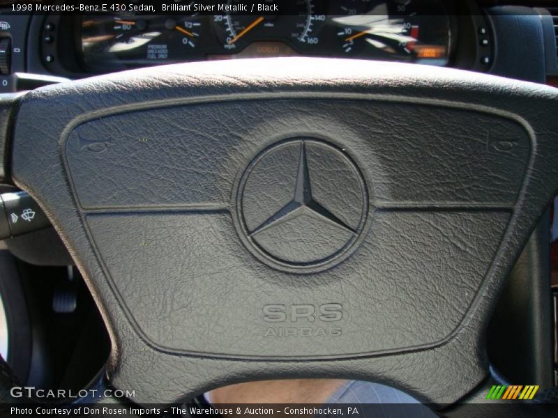 Brilliant Silver Metallic / Black 1998 Mercedes-Benz E 430 Sedan