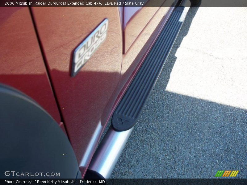 Lava Red / Slate Gray 2006 Mitsubishi Raider DuroCross Extended Cab 4x4