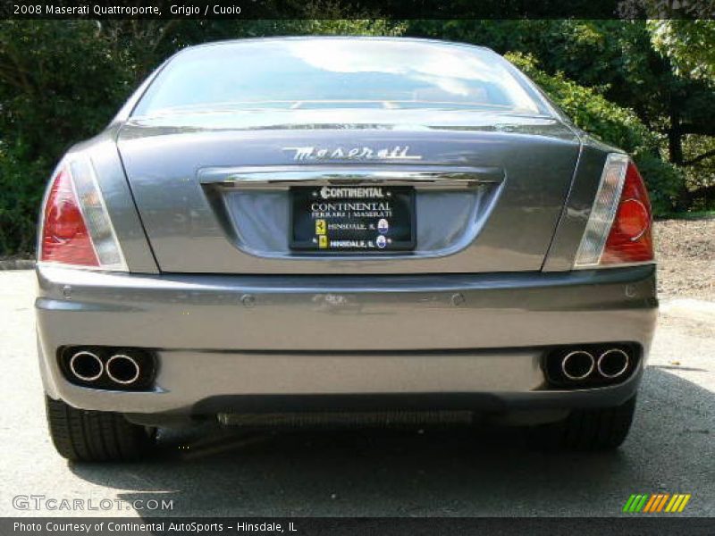Grigio / Cuoio 2008 Maserati Quattroporte