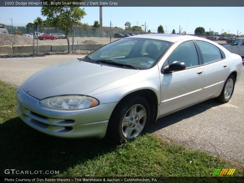 Bright Silver Metallic / Dark Slate Gray 2003 Dodge Intrepid SE