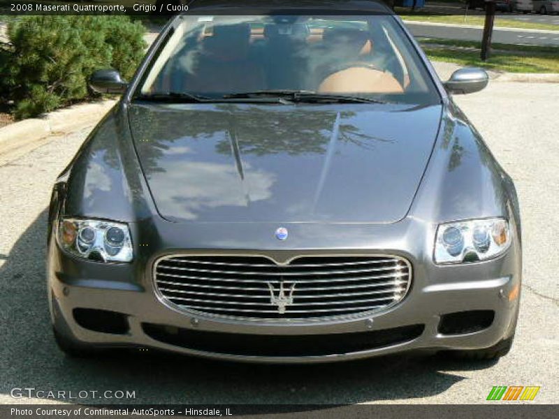 Grigio / Cuoio 2008 Maserati Quattroporte