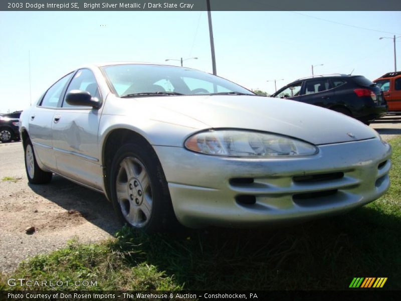 Bright Silver Metallic / Dark Slate Gray 2003 Dodge Intrepid SE