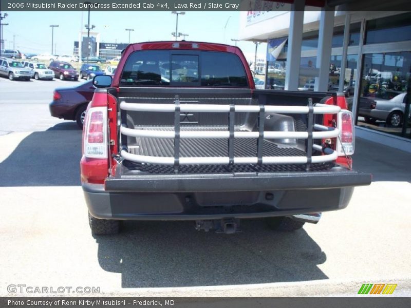 Lava Red / Slate Gray 2006 Mitsubishi Raider DuroCross Extended Cab 4x4