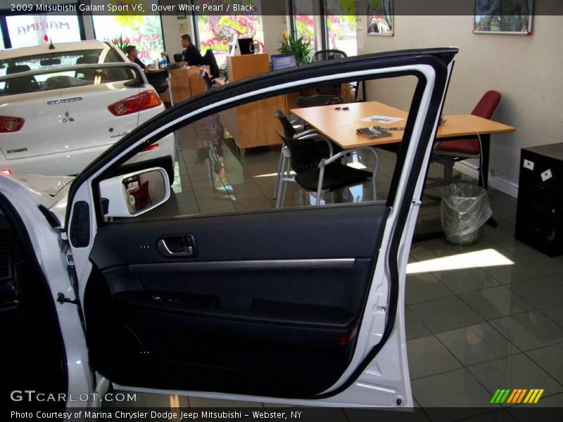 Dover White Pearl / Black 2009 Mitsubishi Galant Sport V6