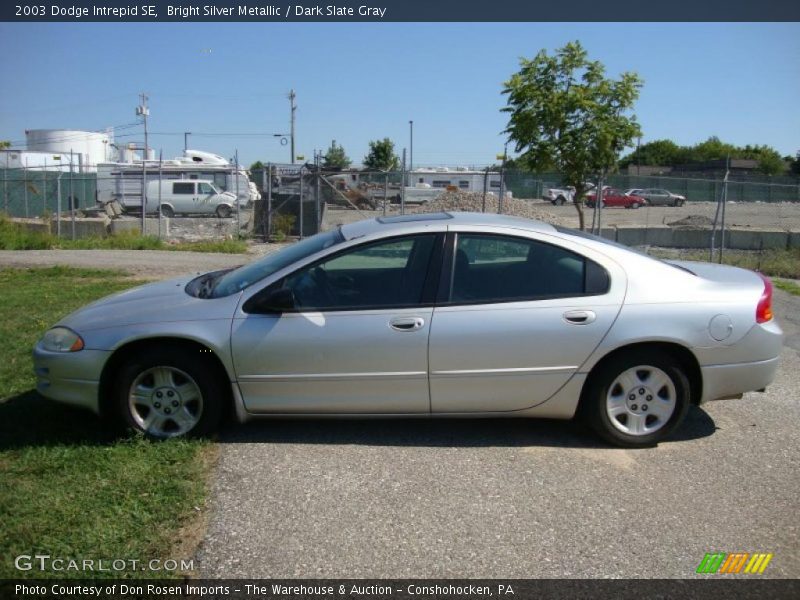 Bright Silver Metallic / Dark Slate Gray 2003 Dodge Intrepid SE